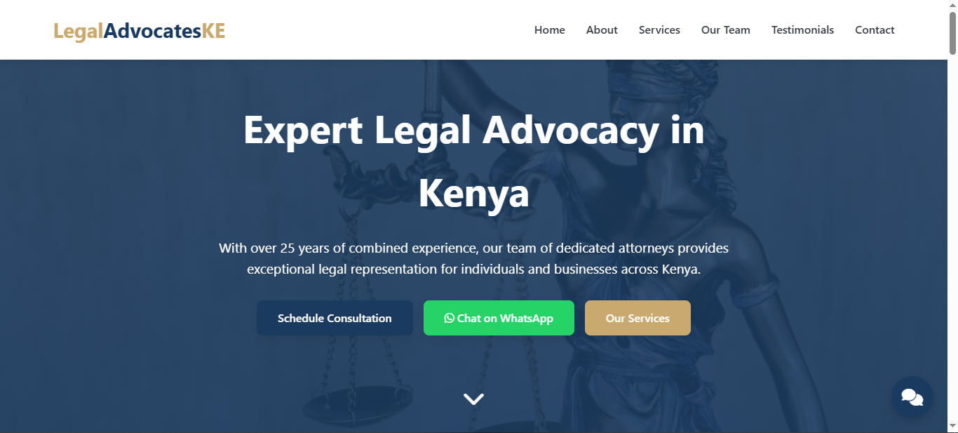 Advocate Law Firm Template
